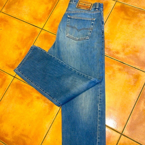 Men’s Vintage DIESEL DARK blue jeans in size W 34 L32 Like NEW! 90’s 00’s 2004 - Picture 3 of 10